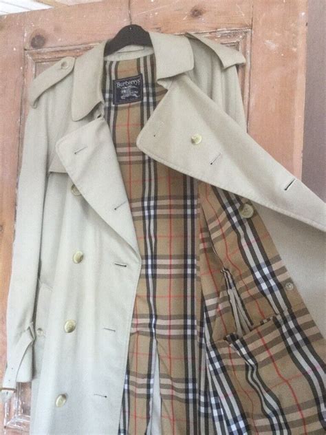 used burberry coat